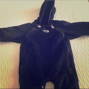 North Face fleece snow suit